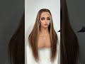 #hairstyle #straighthair #humanhair #colorhair #hlights #hairtransformation