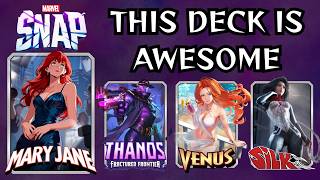The Kinetic-Jackpot Overdrive! Mary Jane Buffs, Thanos Fires | Marvel Snap Gameplay