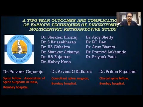 Dr Praveen VNR Goparaju - A two-year outcomes and complications of various techniques ...