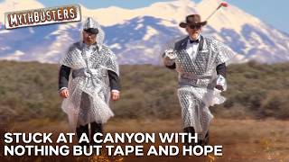Could You Really Escape A Canyon Using Only Duct Tape? Mythbusters