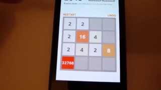2048 puzzle record: over 450,000 points and the 32,768 tile