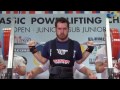 Men Open, 93 kg - European Classic Powerlifting Championships 2017