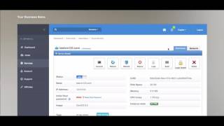Hostbill Openstack Clientarea Overview