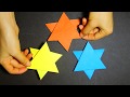 ORIGAMI STAR 3 COLOR: Simple Make Star Paper By Use Hand