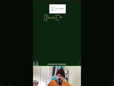 Double integrals example!