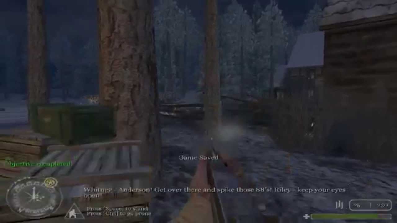 CoD: UO - Call Of Duty: United Offensive  - Mission 2 - Crossroads - Gameplay HD