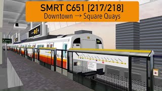 SGBVE / Harbourvale: Refurbished C651 [217/218] - Downtown → Square Quays