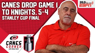 Canes lose game 1 to Golden Knights | Stanley Cup Final Game 1