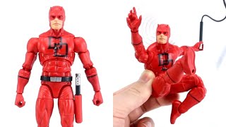 New Marvel Legends Daredevil Secret Wars action figure in hand by ItsDanWho preorder at Titan Toyz