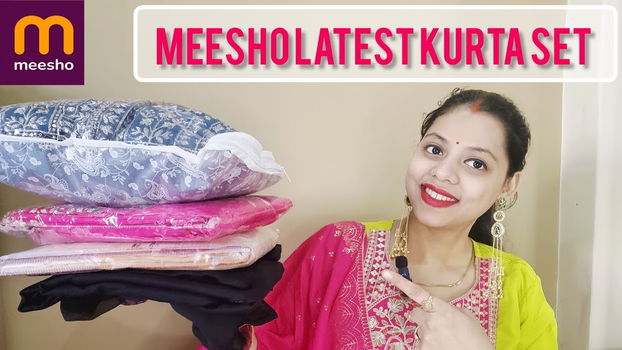 *HUGE * MESSHO LATEST KURTA SET 💗 | PRETTY FASHIONABLE KURTA SET BY MEESHO | 
