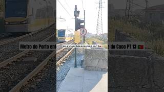 Metro do Porto entre Cândido dos Reis e Fonte do Cuco PT 13 🇵🇹. #portugal #metrodoporto #shorts