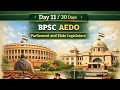 Day 11/30 🔥🔥🔥| Parliament and state legislature | BPSC AEDO | Bihar special@CivilservicesMantra-z2k