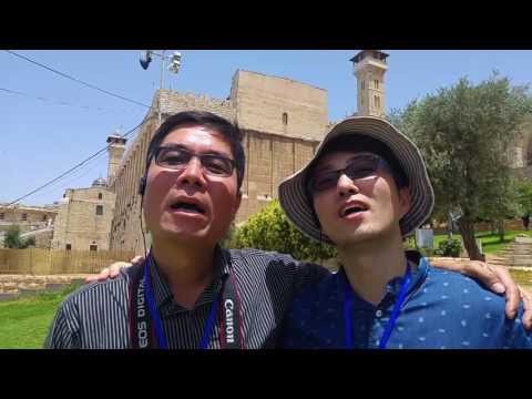 Tourists from China visit Hebron