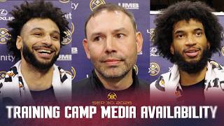Denver Nuggets Training Camp Day Two | Practice Media Availability