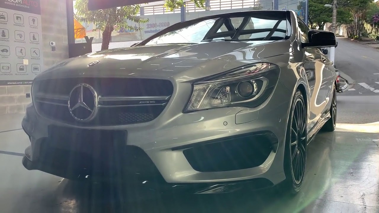 Mercedes CLA 45 AMG | CarPLay + Customização + Tratamento Pintura - ArtsomAuto