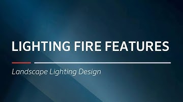 Lighting Fire Features  | Landscape Lighting Design by FX Luminaire