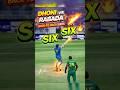 Dhoni vs Rabada 💥 Back-to-Back Sixes 🔥 | Cricket 22 #shorts #Cricket22 #CricketShorts