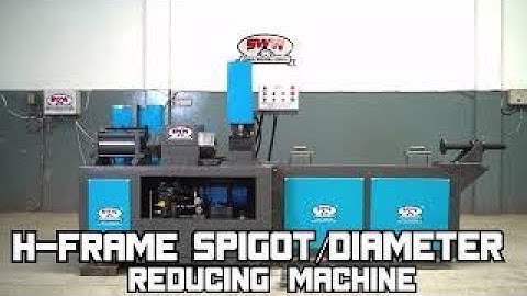 H-Frame Spigot/Diameter Reducing Machine Full Video🔥 - Sohal Welding Works