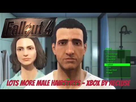 Fallout 4 Xbox One Mods Lots More Male Hairstyles Xbox Youtube