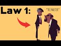 1 never outshine the master  the 48 laws of power by robert greene animated