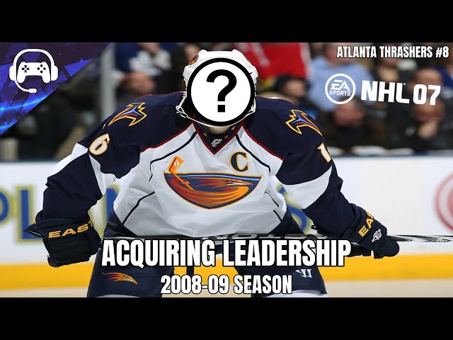 NHL 09 Atlanta Thrashers Franchise Mode Rebuild - Season 1