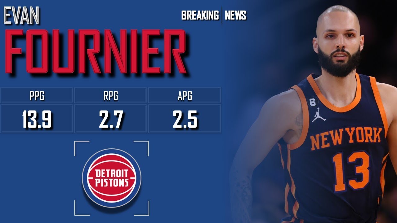 DETROIT PISTONS: Evan Fournier ᴴᴰ
