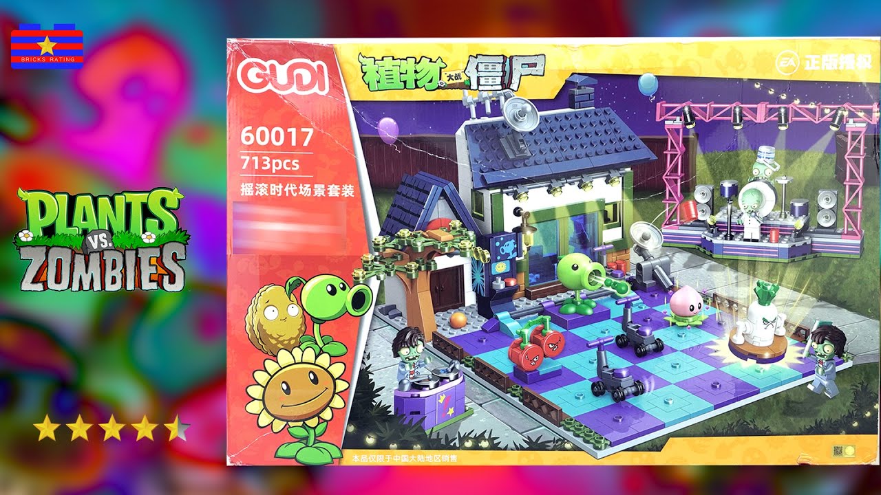 Plants vs Zombies 2: Neon Mixtape Tour Brick Sets Unboxing