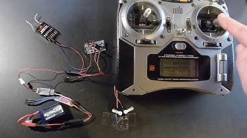 Servo flapping system for ornithopter (first test)