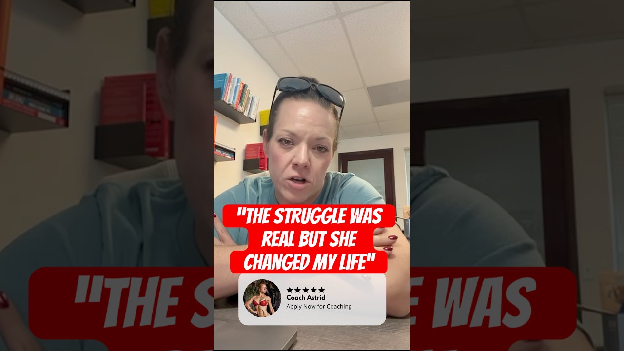 “The struggle was real, but she taught me I could do it, and I did it ...