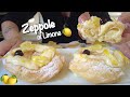 ZEPPOLE AL LIMONE 🍋  leggere e gonfie al forno RICETTA INFALLIBILE