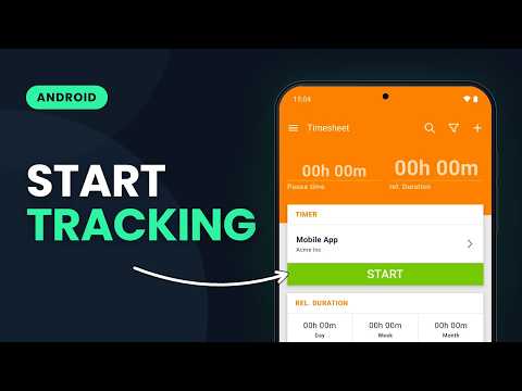 How to Use the Timer | Timesheet Android Tutorial