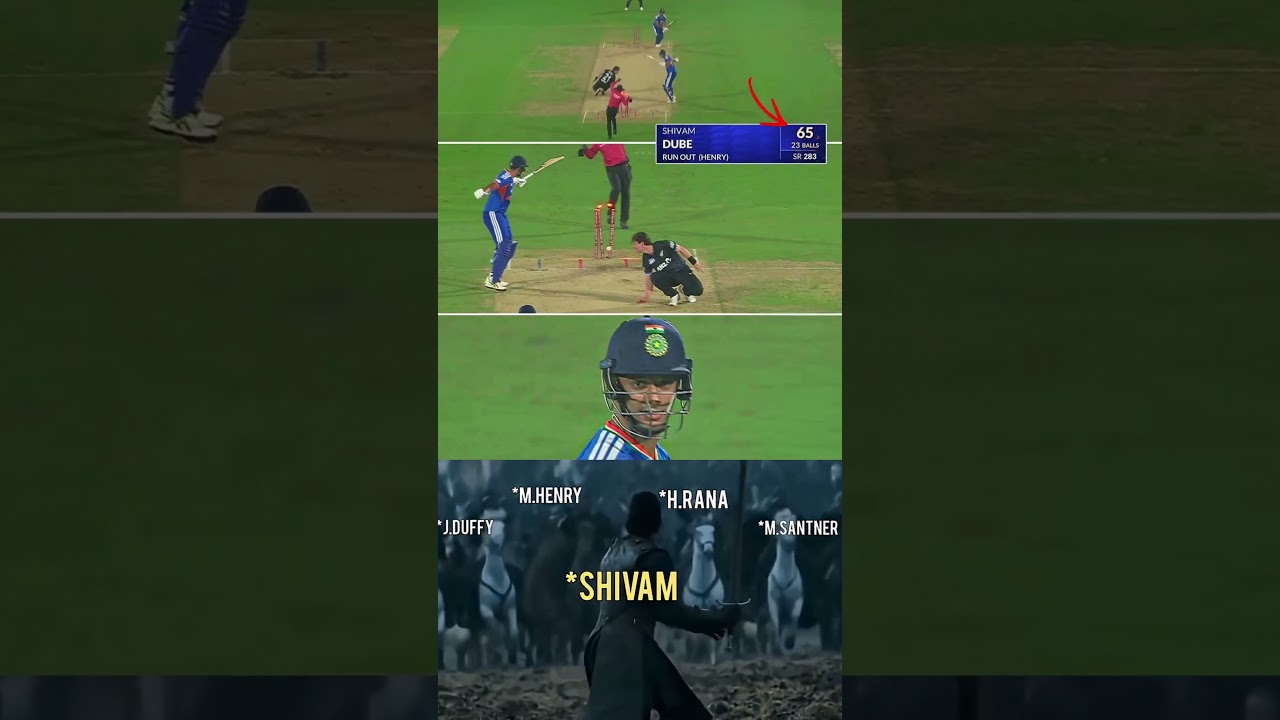 Shivam dube on fire mode vs new Zealand 