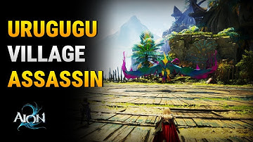 AION 2 - Urugugu Village Dungeon Level 30 Assassin POV Combat Gameplay