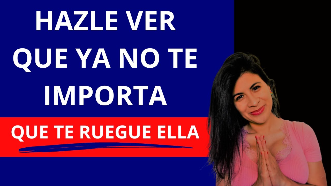 La mayor DEBILIDAD de una MUJER que te IGNORA ES ESTA.