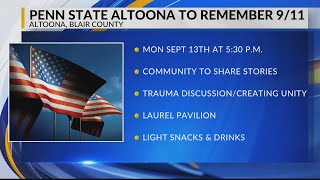 ‘Our Shared Stories:’ Penn State Altoona to commemorate 9/11 anniversary