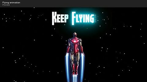 Flying animation using HTML, CSS and Typed Js | Iron Man flying animation