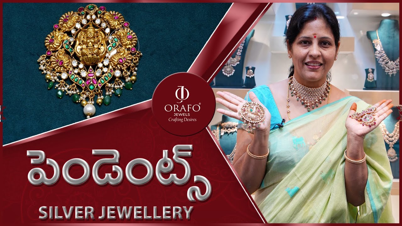 Beautiful Pendants Collection | Silver Jewellery | Orafo Jewels - YouTube