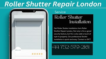 Roller Shutter Installation & Repairs In London