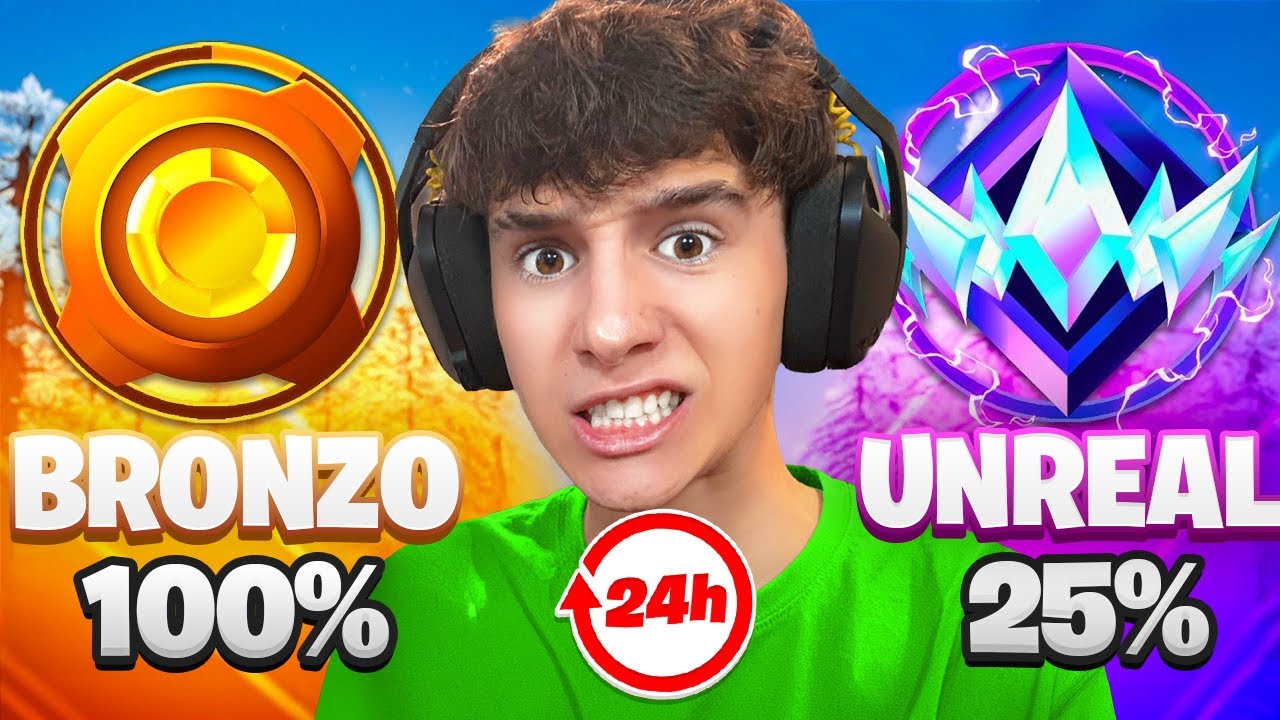 Gioco 24 Ore per arrivare in Rank UNREAL MA...😱 Fortnite ITA