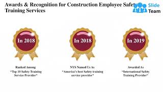 Construction Employee Safety Training Proposal PowerPoint Presentation Slides