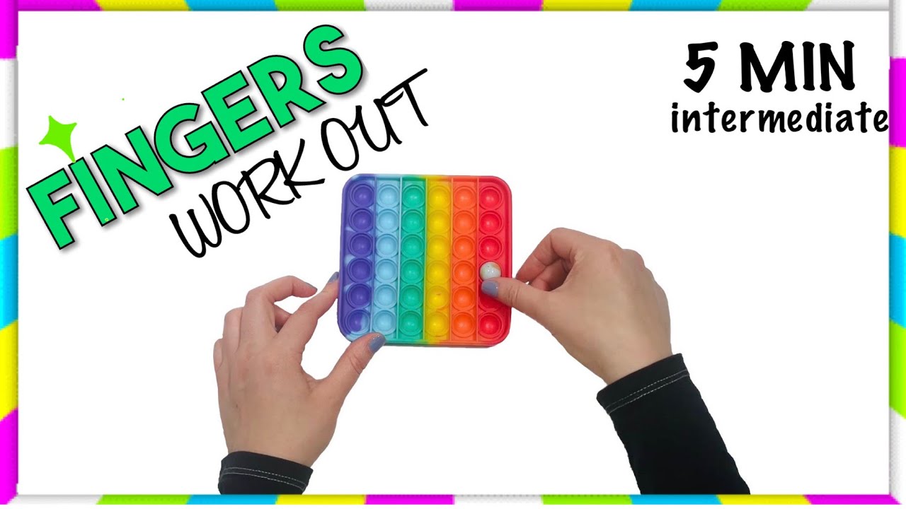 POP IT Fingers Warm Up Exercise Routine l Fine Motor Skills and