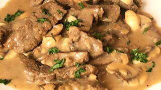 Quick and Easy Beef Stroganoff