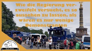 Wie die Polizei verhindert, dass sichtbar wird, wie viele wir sind - Demo am 1.8.  in Berlin 2021