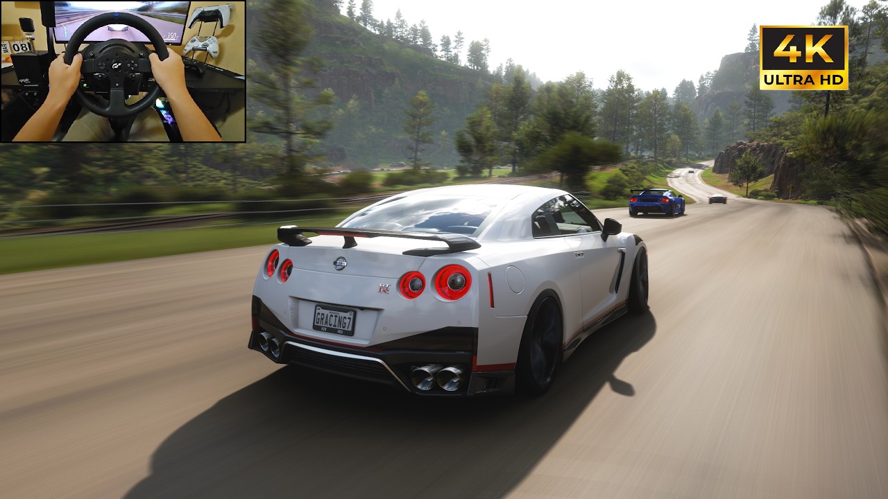 1000HP Nissan GT-R R35 | Forza Horizon 5 | Thrustmaster T300RS GT Gameplay