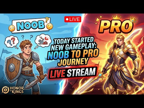 👑 HONOR OF KINGS LIVE | Complete Beginner Ranked Journey