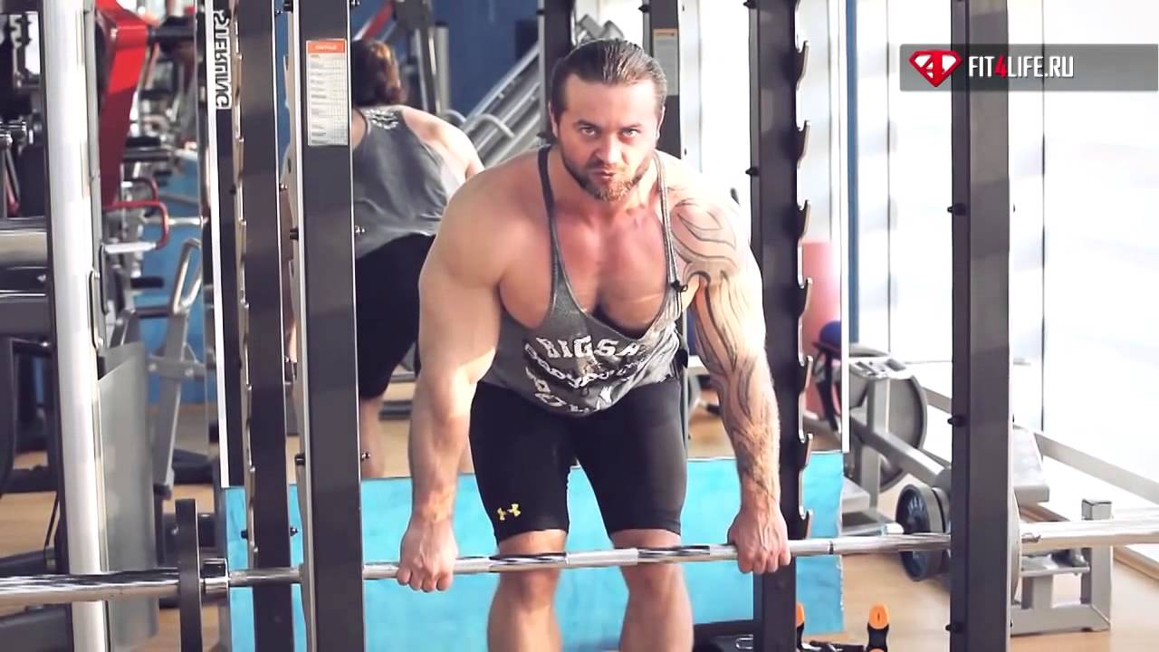 Мертвая тяга на прямых ногах. Становая тяга - YouTube