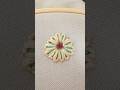 Mini Flower Embroidery Idea For Beginner #embroidery #flower #ideas #shorts #trending