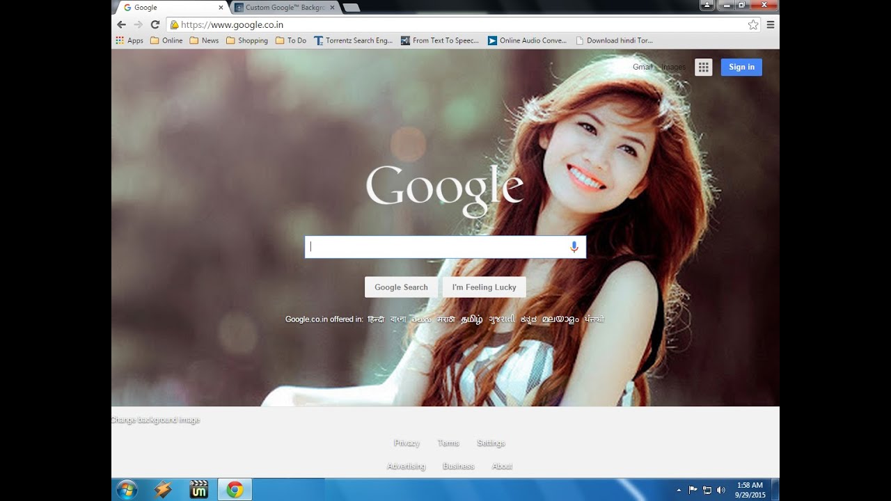 How To Put Your Image On Google Home Page YouTube