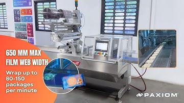 Sleek Wrapper F65 High Performance Flow Wrapping Machine for up to 650mm Film Web Width