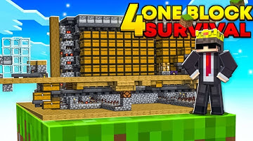 I Built the Best Storage Farm In One Block Minecraft